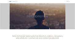 Desktop Screenshot of hellotomorrow.tv